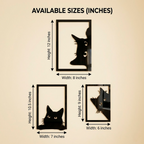 Black Cat Acrylic Wall Art