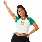 Women's Brasil "Flork Torcedor" Cropped Raglan
