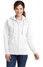 Port & Company LPC78ZH - Women's Core Fleece Full-Zip Hoodie