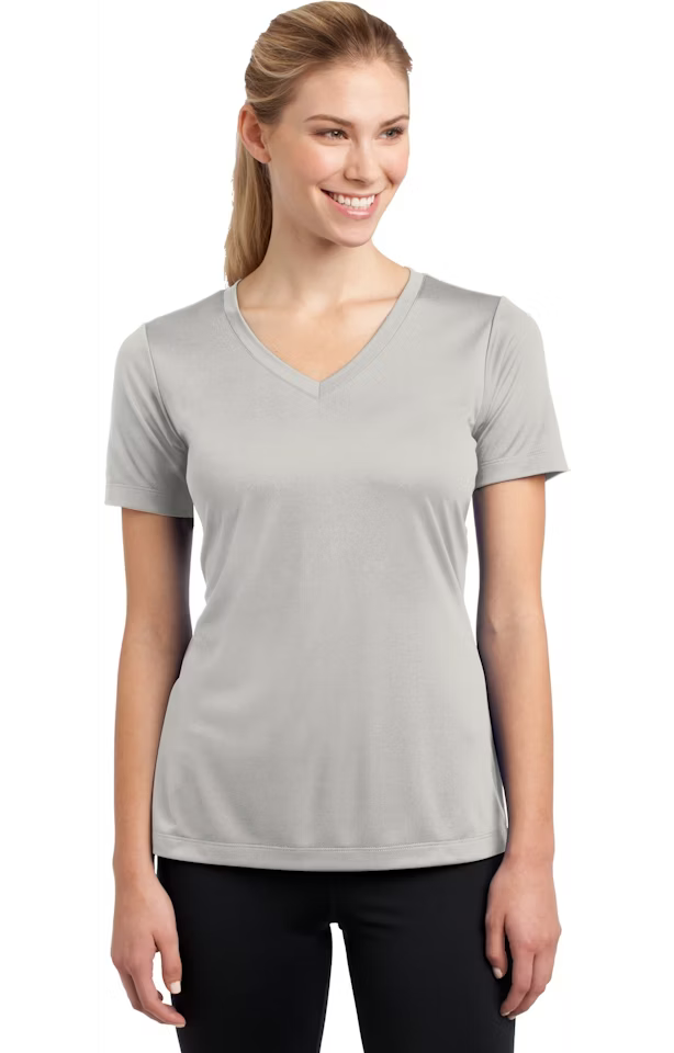 Custom Women's V-Neck T-Shirt - Competitor - Sport-Tek LST353