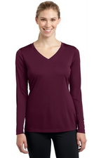 Sport-Tek LST353LS - Women's Long Sleeve PosiCharge Competitor V-Neck Tee