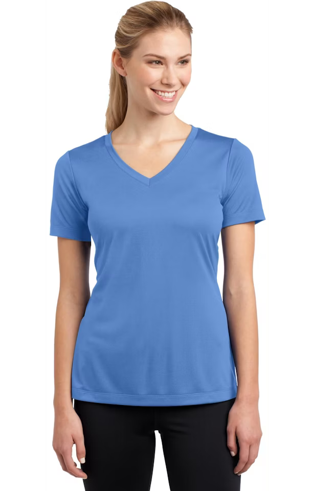 Custom Women's V-Neck T-Shirt - Competitor - Sport-Tek LST353