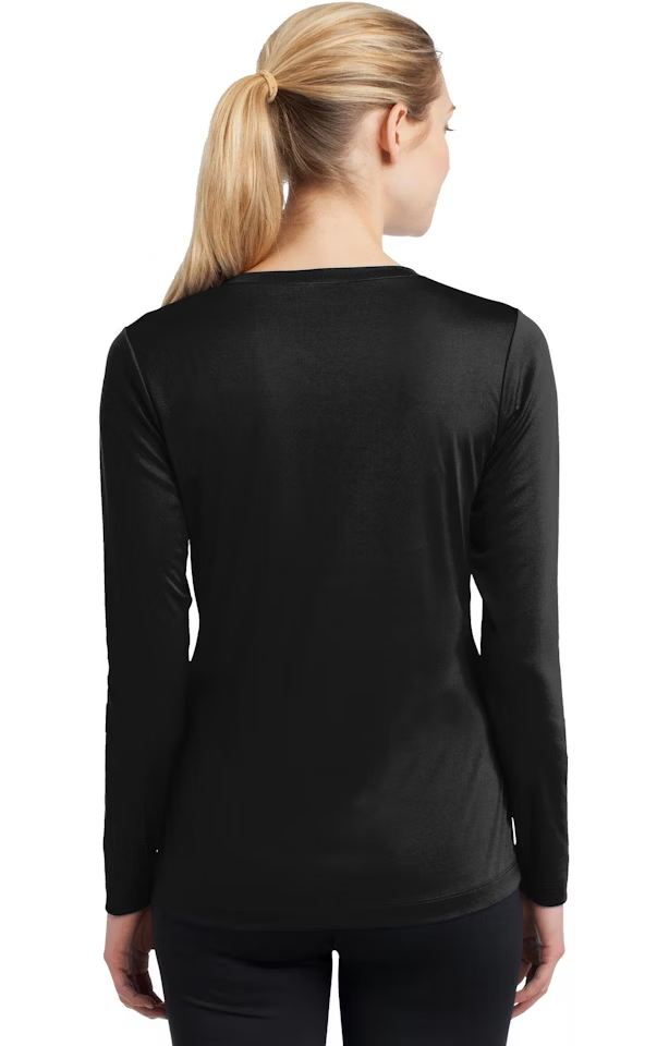 Custom Women's Long Sleeve V-Neck T-Shirt - Competitor - Sport-Tek LST353LS