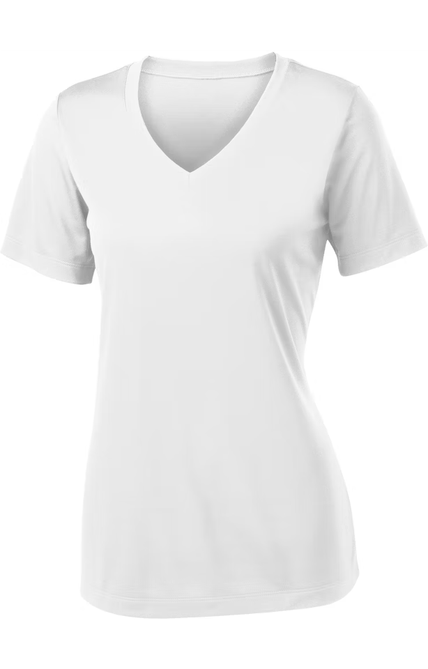 Custom Women's V-Neck T-Shirt - Competitor - Sport-Tek LST353