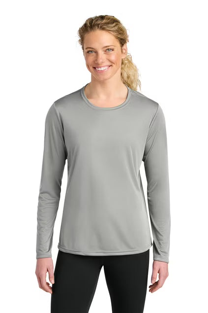 Custom Women's Long Sleeve Crew Shirt - Cooling Performance  - A4 NW3002