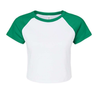 Women's "Brasileira, Latina & Fodona" Cropped Raglan