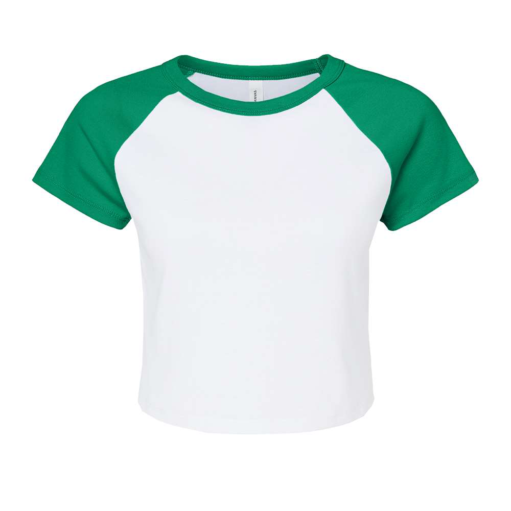 Women's "Brasileira, Latina & Fodona" Cropped Raglan