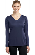 Custom Women's Long Sleeve V-Neck T-Shirt - Competitor - Sport-Tek LST353LS