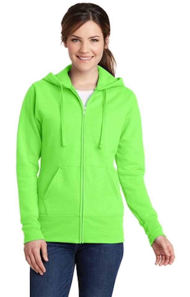 Custom Women's Full-Zip Hoodie - Port & Company LPC78ZH