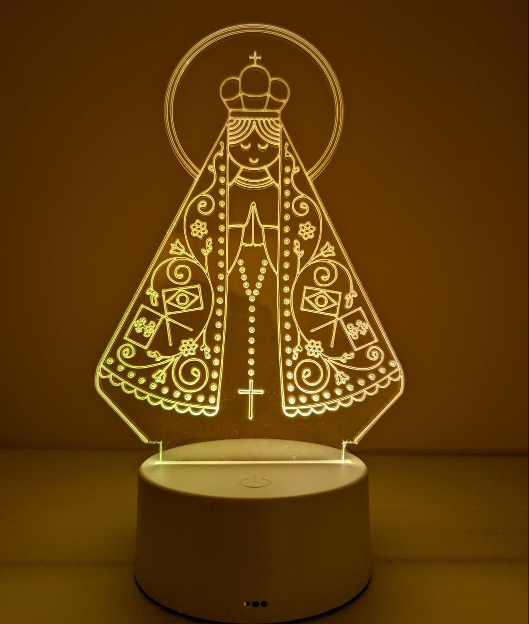 Custom Bible Verse LED Light | Christian Baptism Confirmation Gift Engraved Scripture Night Light