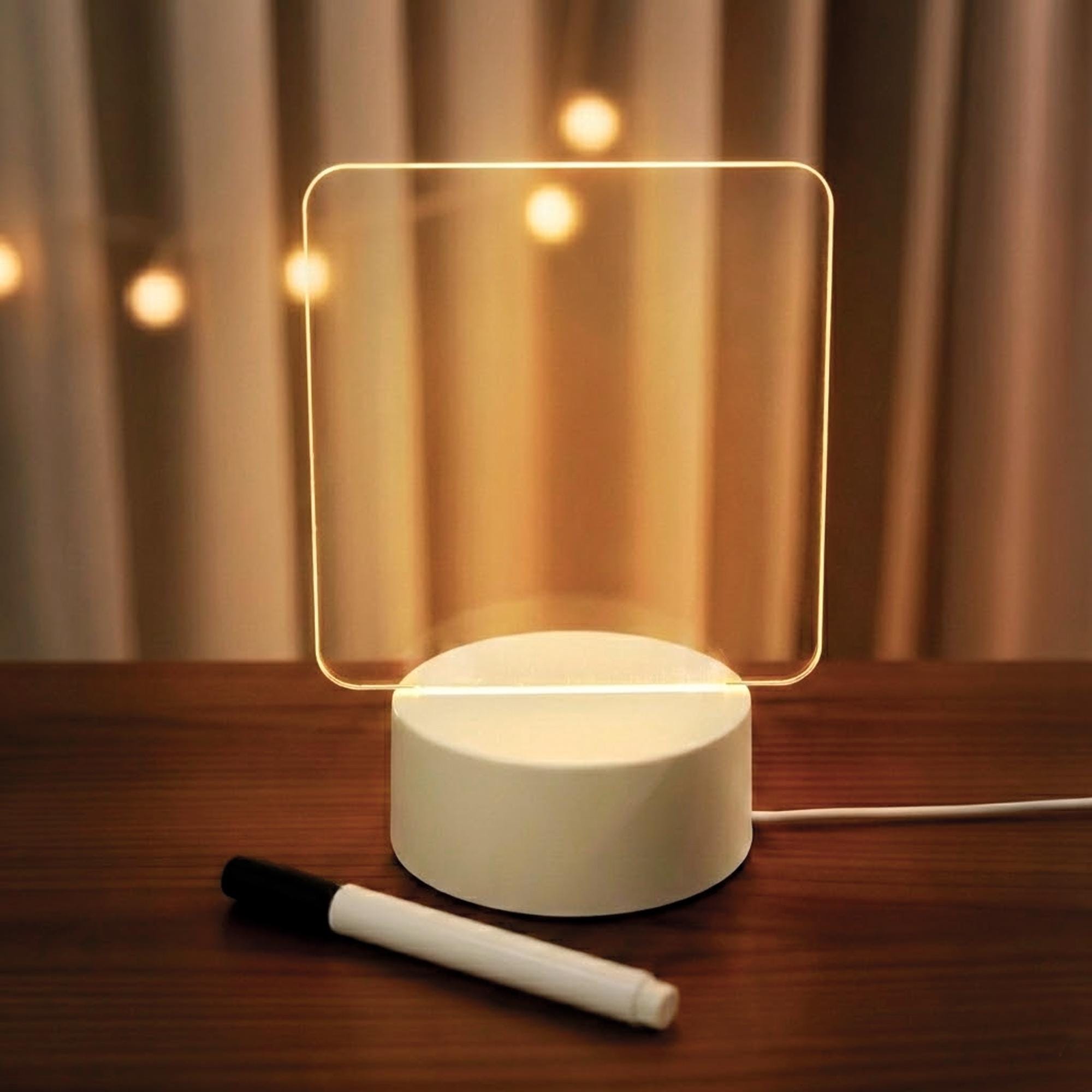 RGB LED Message Board | Acrylic Dry Erase Night Light