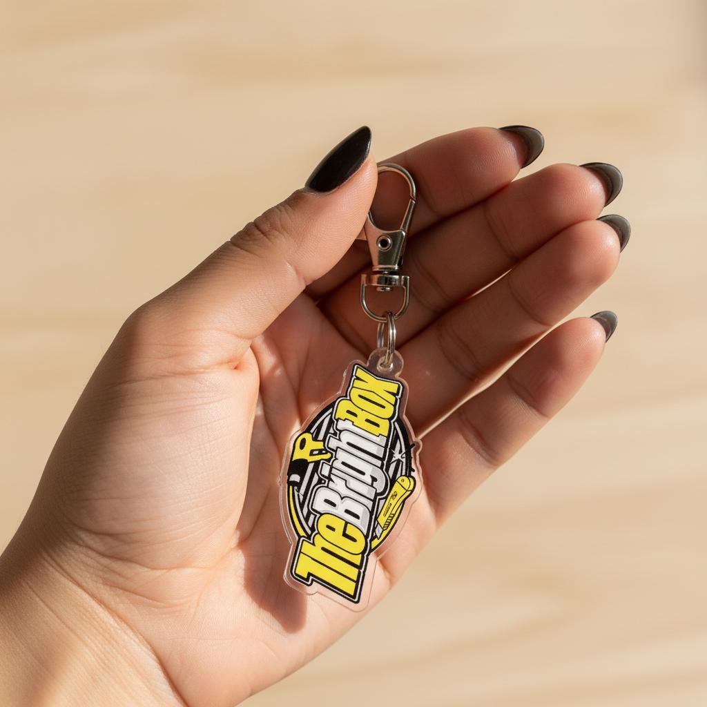Custom Logo Acrylic Keychain - For Branding, Events, Client Gifts - Personalized Acrylic Tags