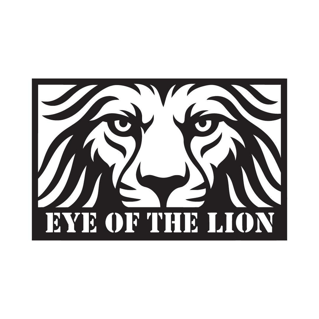 Black Acrylic Animal Eyes Wall Art – Tiger, Lion, Wolf, Cheetah