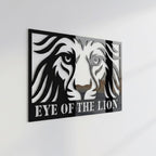 Black Acrylic Animal Eyes Wall Art – Tiger, Lion, Wolf, Cheetah