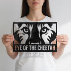 Black Acrylic Animal Eyes Wall Art – Tiger, Lion, Wolf, Cheetah