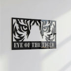 Black Acrylic Animal Eyes Wall Art – Tiger, Lion, Wolf, Cheetah