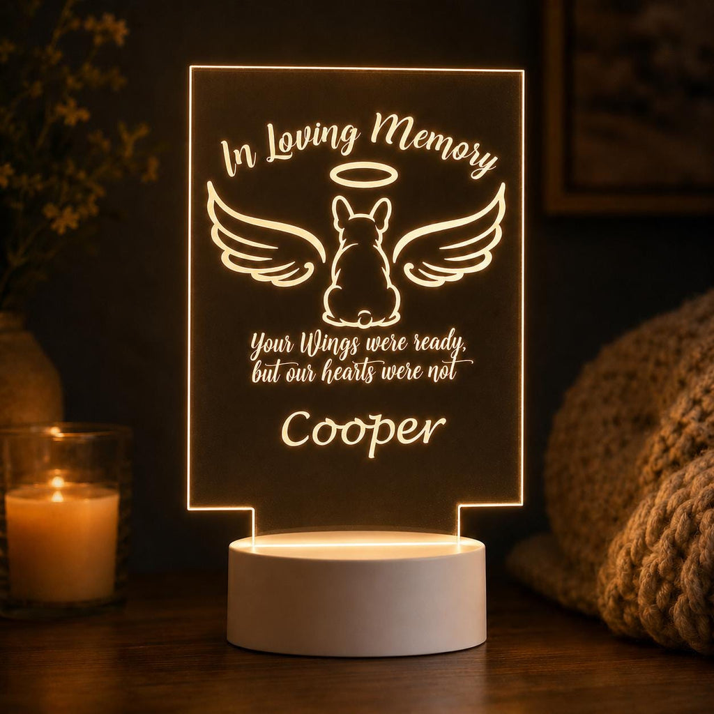 Personalized Pet Memorial LED : In Loving Memory