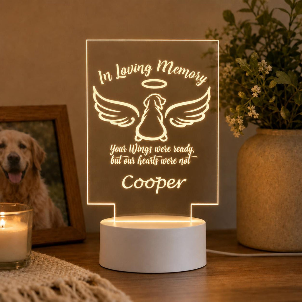Personalized Pet Memorial LED : In Loving Memory
