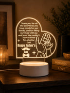 Personalized Father’s Day LED Light: My Dad Is My Superhero