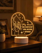 Personalized Father’s Day LED Light: My Dad Is My Superhero