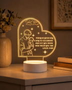Personalized Father’s Day LED Light: My Dad Is My Superhero