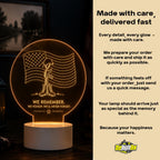 Military Memorial LED Light: We Honor, We’ll Never Forget