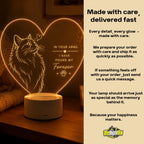 Cat Lover LED Light: In Your Arms I Found My Forever