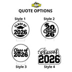 Class of 2026 Graduation Lamp: Personalized Acrylic Night Light Keepsake