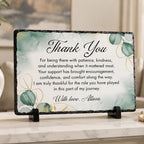 Personalized Thank You Stone Plaque Gift