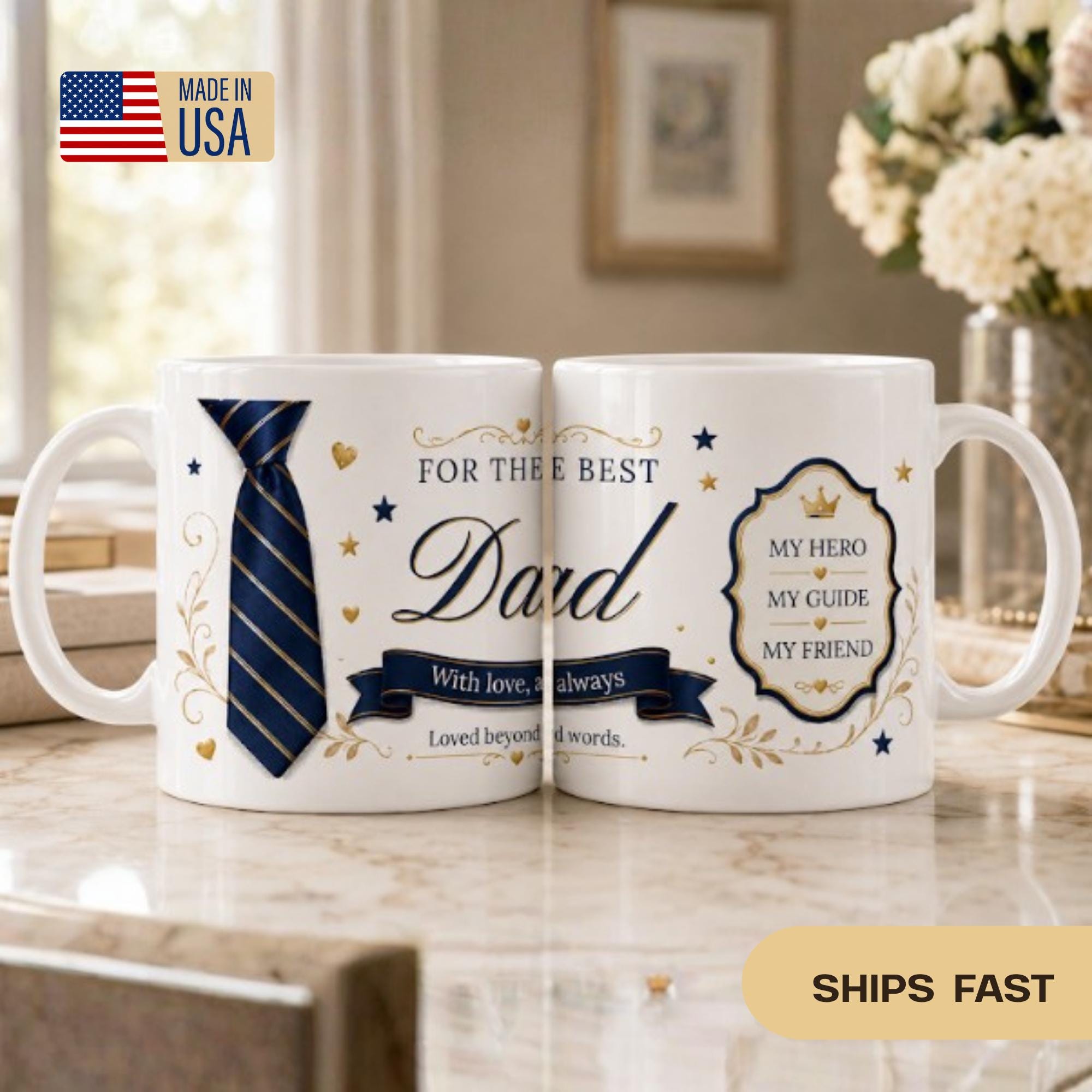 Dad Gift Mug: Best Dad Ever