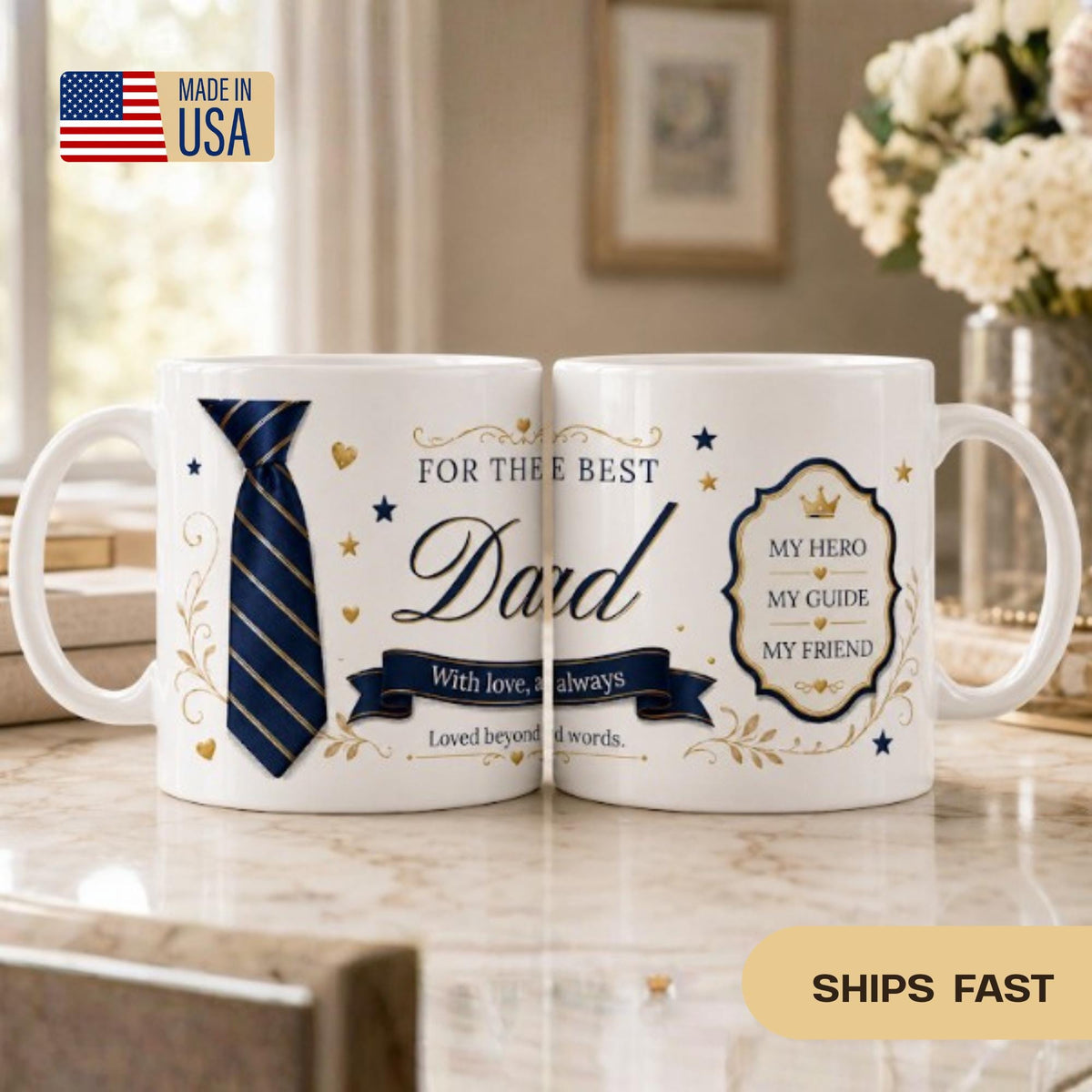 Dad Gift Mug: Best Dad Ever