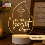 Custom Bible Verse LED Light | Matthew 5:14
