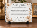 Personalized Psalm Stone Plaque, Christian Scripture Gift, Bible Verse Decor, Religious Table Sign, Prayer Plaque, Faith Gift for Home