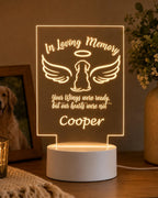 Personalized Pet Memorial LED : In Loving Memory