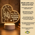 Personalized Father’s Day LED Light: My Dad Is My Superhero