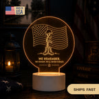 Military Memorial LED Light: We Honor, We’ll Never Forget