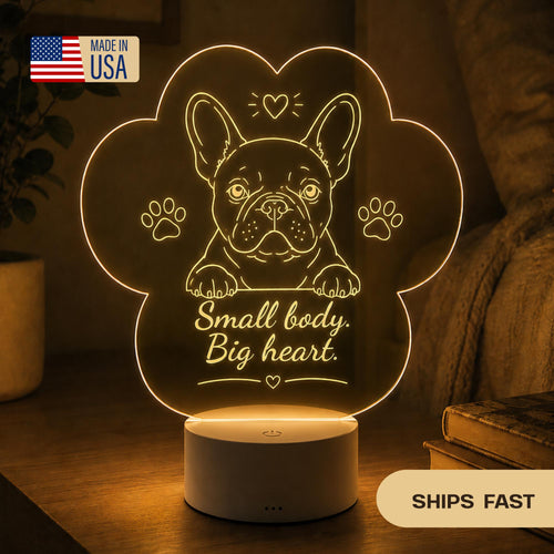 Bulldog Night Light: Cozy Bulldog Decor Gift