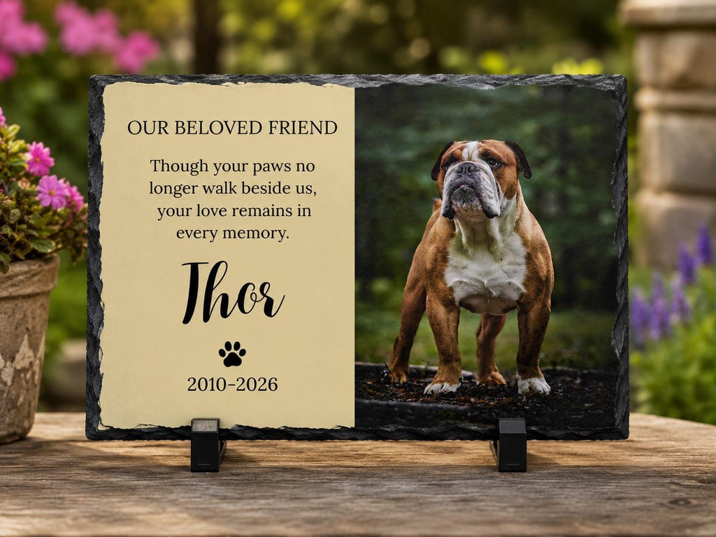 Personalized Dog Memorial Plaque,Custom Pet Loss Gift,In Loving Memory Dog Photo Plaque,Pet Remembrance Gift, Pet Memorial,Cat Memorial Gift