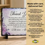 Personalized Appreciation Gift with Floral Design