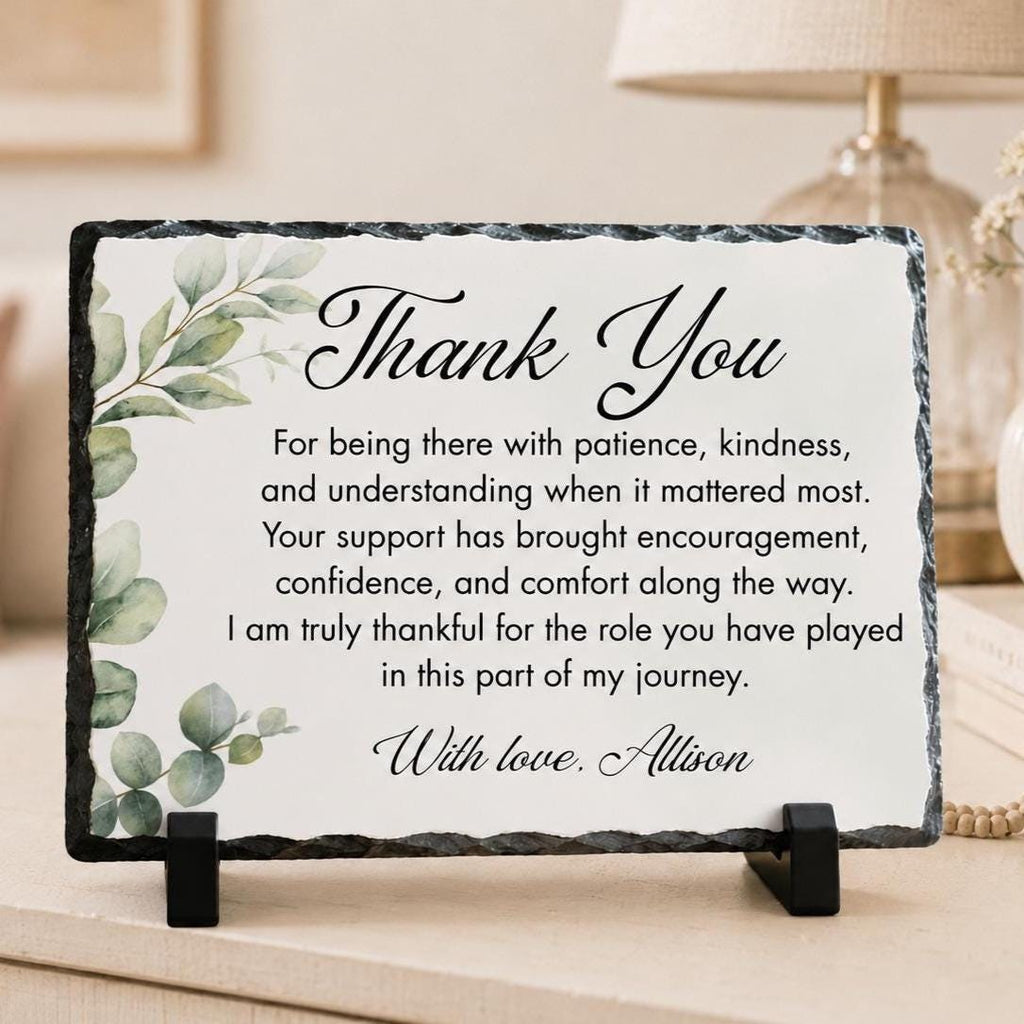 Personalized Appreciation Gift with Floral Design