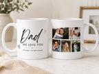Custom Dad Photo Mug: Personalized Father's Day Picture Collage