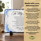 Personalized Father Stone Plaque, Custom Dad Gift, Father’s Day Gift, Sentimental Home Decor, Gift From Daughter Son