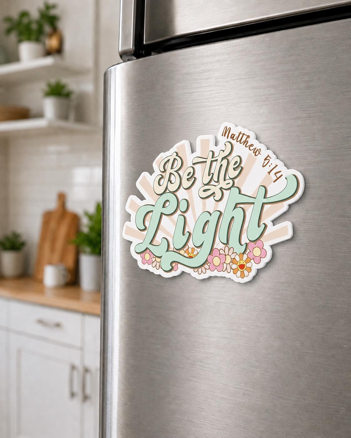 Catholic Gifts Christian Gifts Acrylic Fridge Magnet, Bible Verse Magnets, Faith Kitchen Decor, Personalized Home Decor, Gift for Mom Her