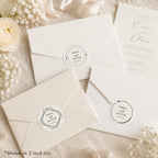 Personalized Wedding Stickers, Wedding Favor Labels, Envelope Seal, Gift Box Sticker, Wedding Date Label