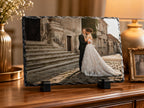 Custom Photo Slate Plaque,Personalized Stone Picture Frame, Gift for him her,Personalized Wedding Photo Slate Plaque, Custom Couple Keepsake