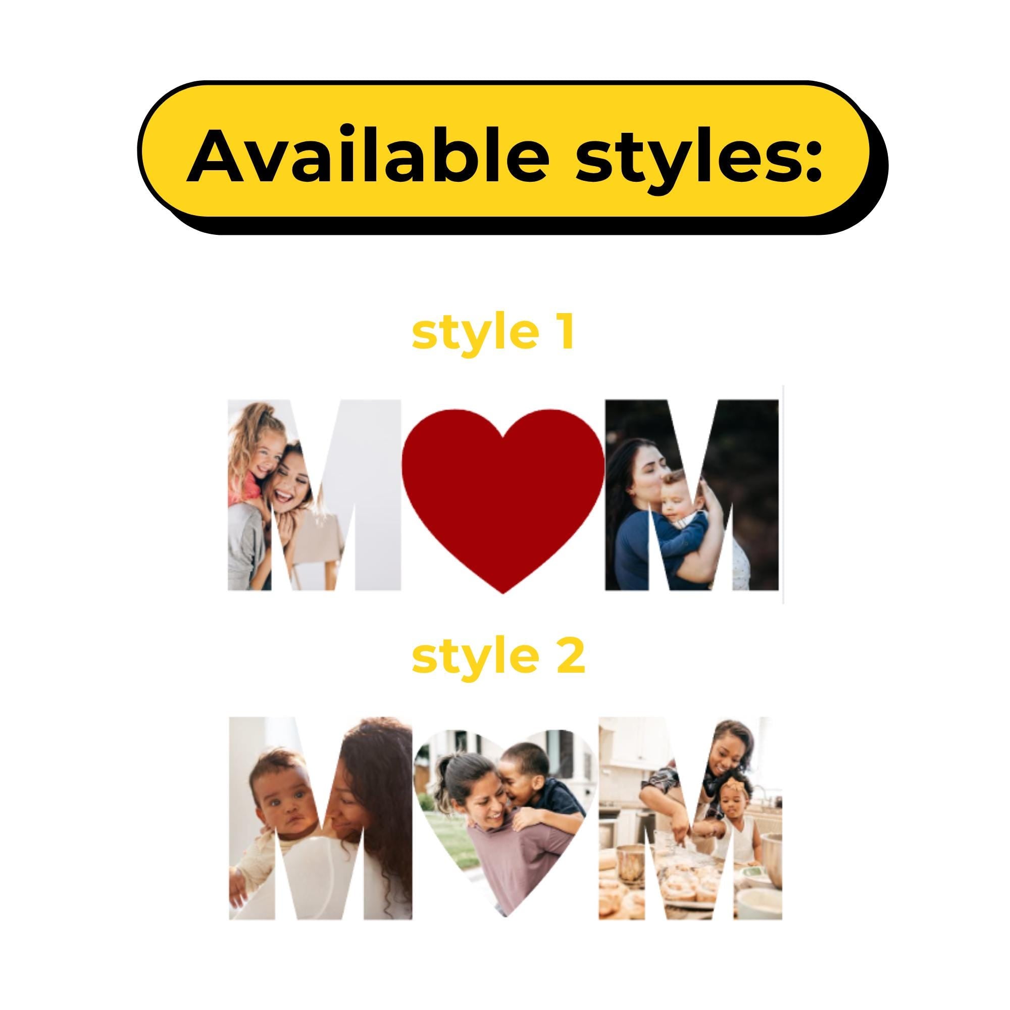 Custom Mom Photo Magnet, Personalized Acrylic Fridge Magnet, Mother’s Day Gift for Mom, Gift for Her, Custom Magnets