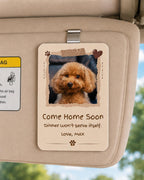 Custom Dog Photo Car Visor Clip, Dog Lover,Drive Safe Gift,Gift for Him,Gift for her,Dog Gifts, Acrylic Car Accessories, Custom Pet Portrait