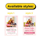 Personalized Car Visor Photo Clip, Custom Photo Gift, Family Photo Car Accessory, Gifts for Her, Gifts for Mom, Personalized Gift