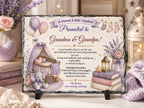 Grandparent Upgrade Pregnancy Announcement Stone Plaque, Grandma and Grandpa Reveal Gift, Baby Announcement Keepsake, New Grandparents Gift