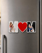 Custom Mom Photo Magnet, Personalized Acrylic Fridge Magnet, Mother’s Day Gift for Mom, Gift for Her, Custom Magnets